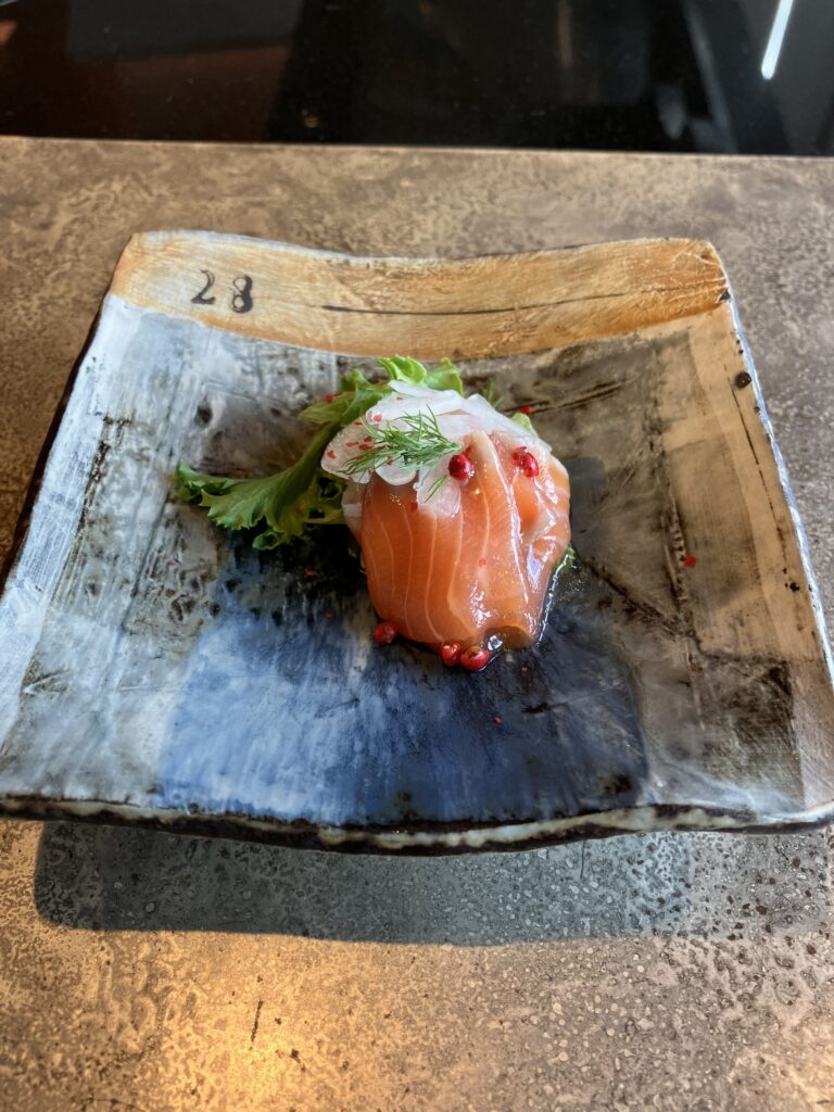 Conrad Osaka Kura Teppanyaki Sashimi Appetizer