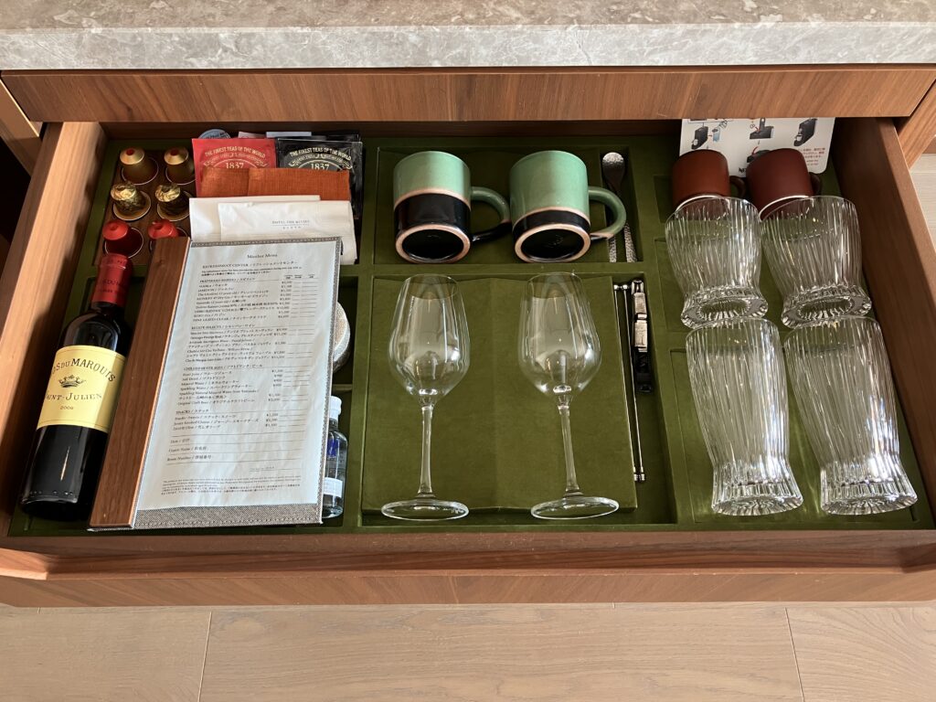 HOTEL THE MITSUI KYOTO Garden Suite Glassware