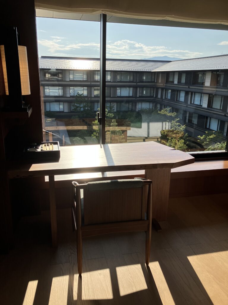HOTEL THE MITSUI KYOTO Garden Suite Bedroom Desk