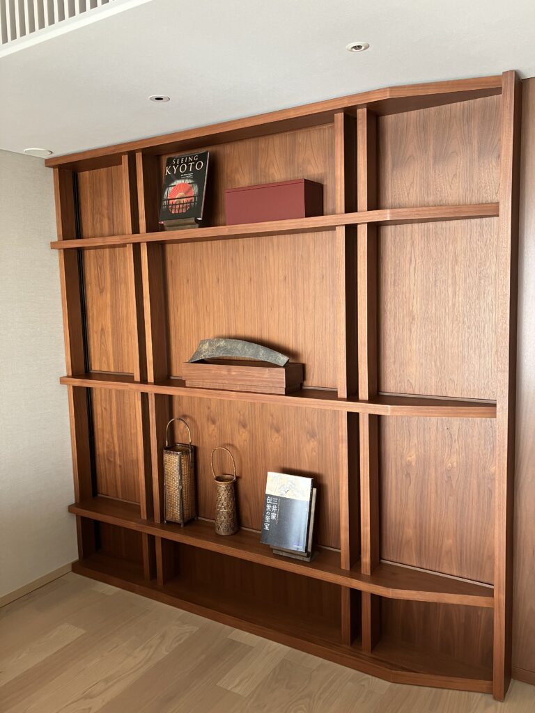 HOTEL THE MITSUI KYOTO Garden Suite Bedroom Shelf