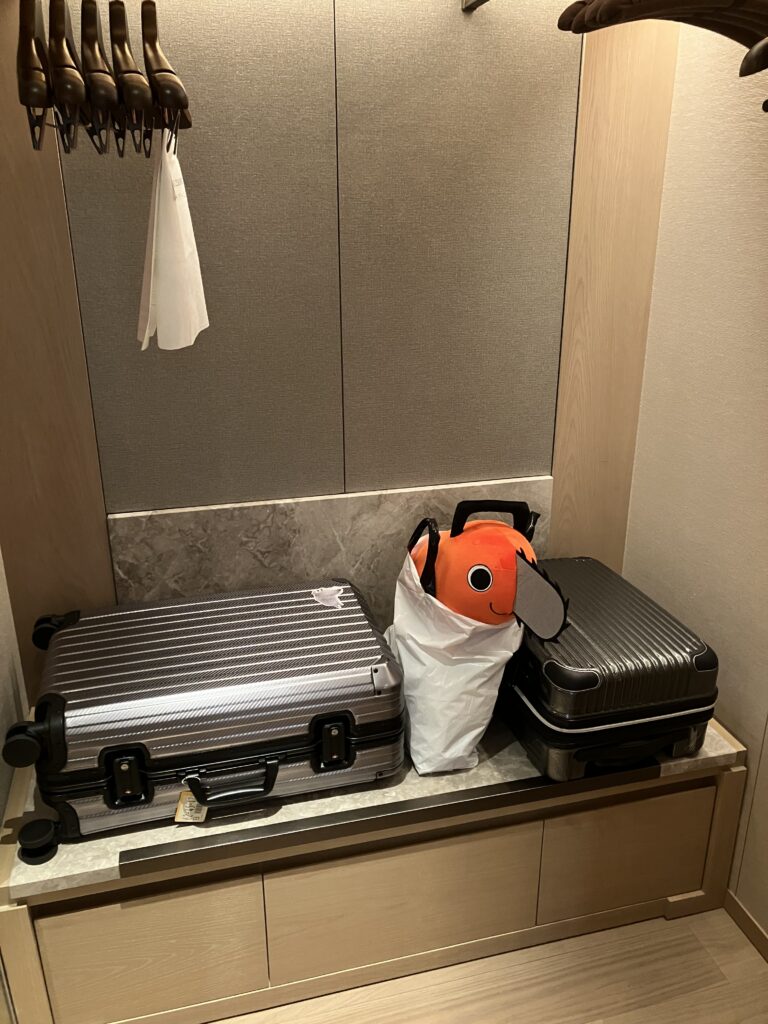 HOTEL THE MITSUI KYOTO Garden Suite Bedroom Luggage Storage