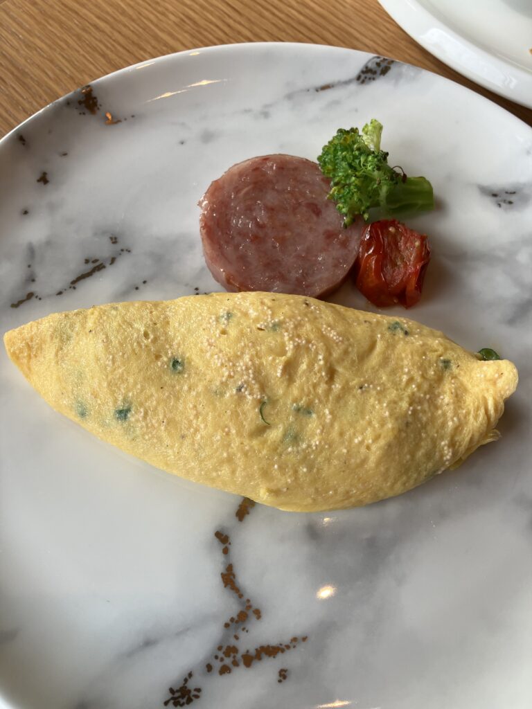 Ritz Carlton Fukuoka Viridis Mentaiko Omelet