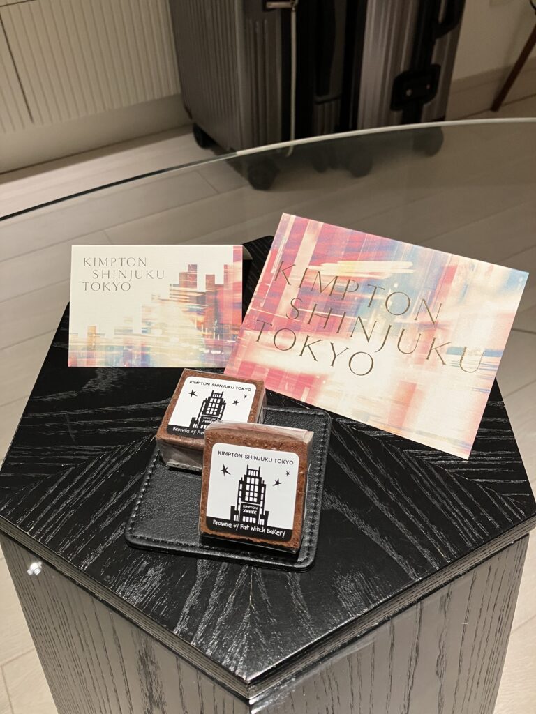 Kimpton Shinjuku Tokyo Welcome Gift