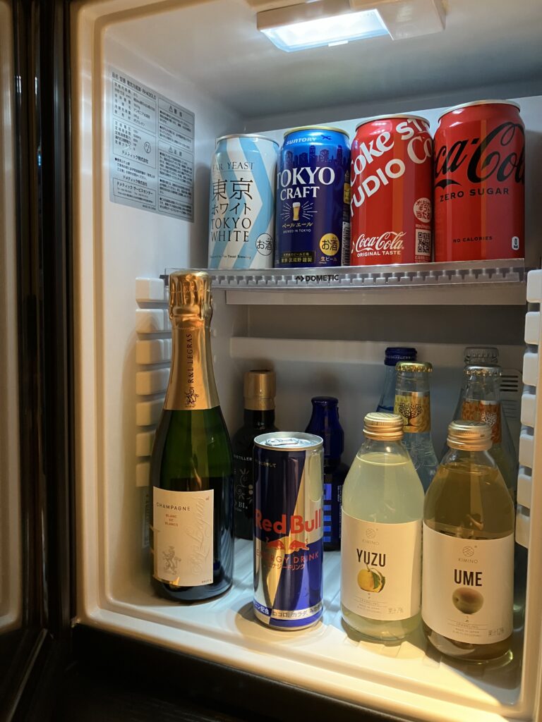 Kimpton Shinjuku Tokyo Premium Room Minibar