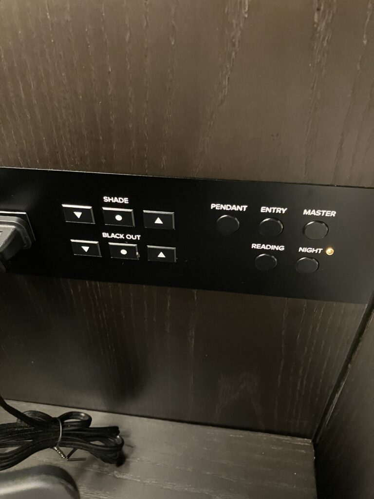 Kimpton Shinjuku Tokyo Premium Room Bedside Controls