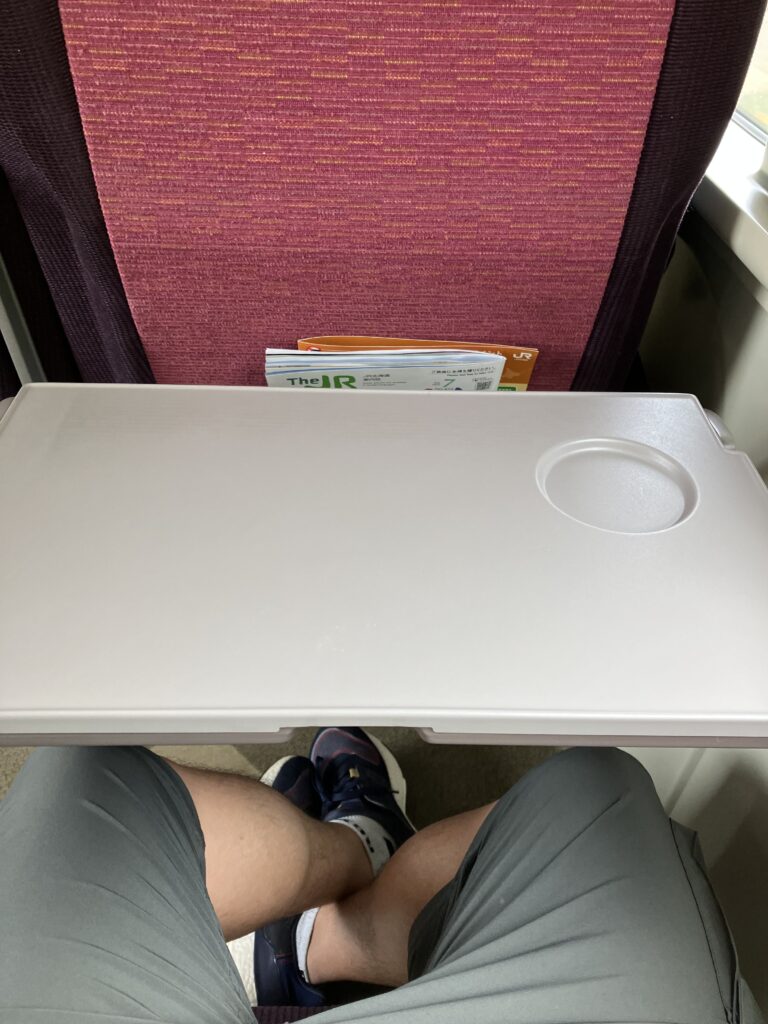Review: Hokuto Limited Express Train (Noboribetsu-Hakodate) 9 Hokuto Limited Express Tray Table