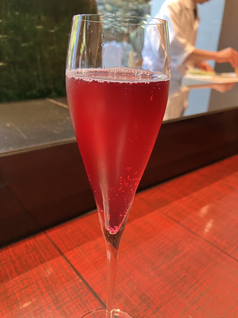 Review: Mizuki at Ritz-Carlton, Kyoto (Sushi & Tempura) 4 Mizuki at Ritz-Carlton, Kyoto Sparkling Plum Drink