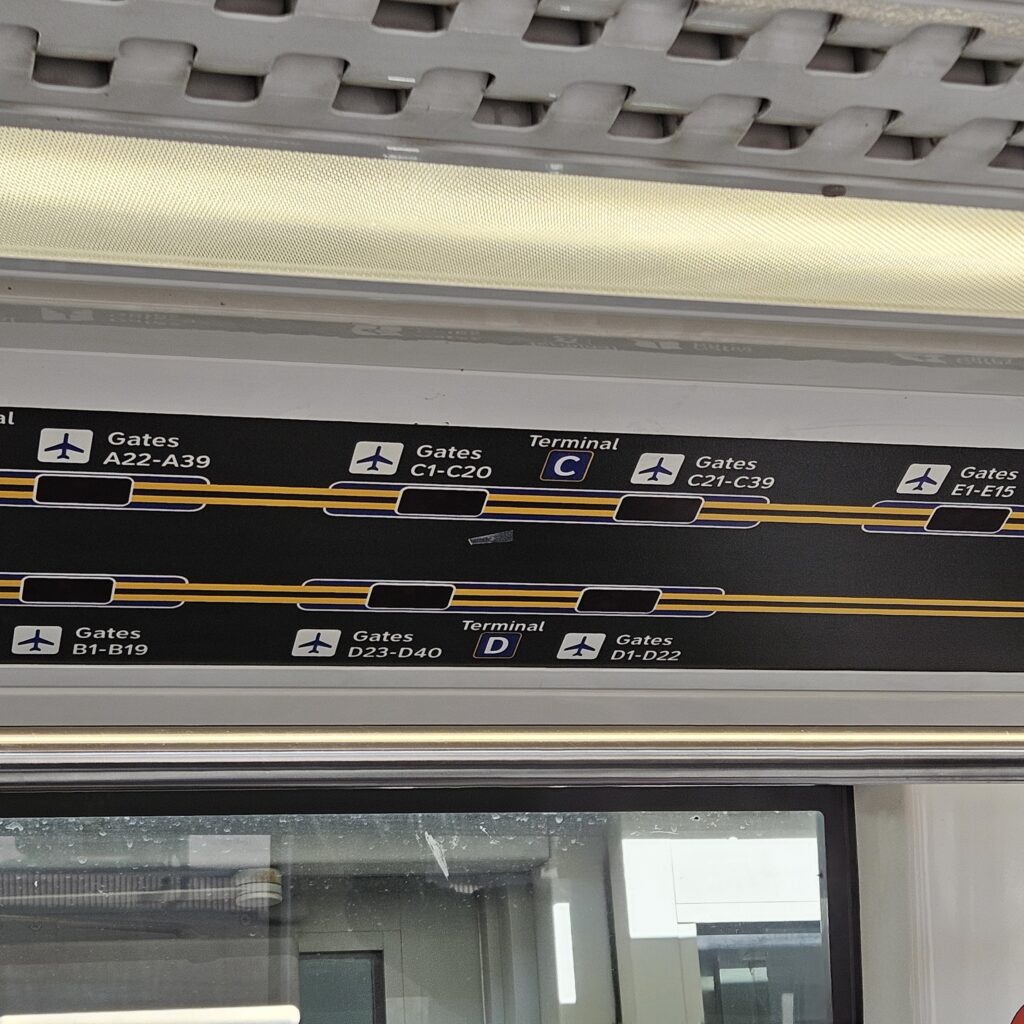 DFW Skylink Route Map