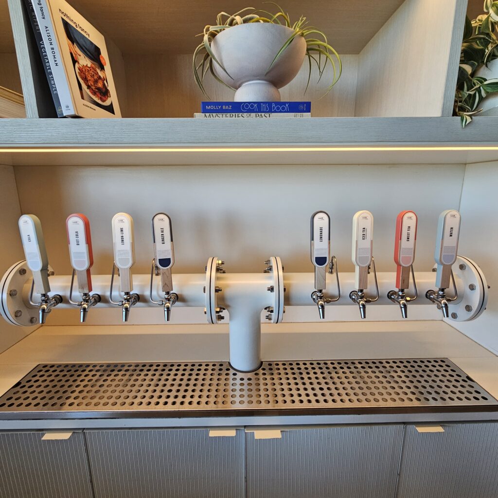 Capital One Lounge DFW Soft Drinks Tap