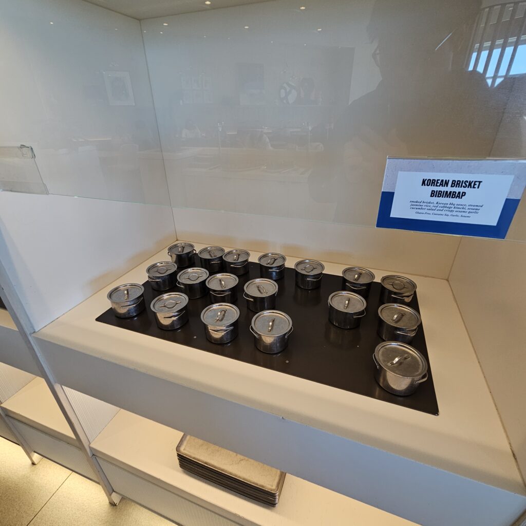 Capital One Lounge DFW Korean Brisket Bibimbap
