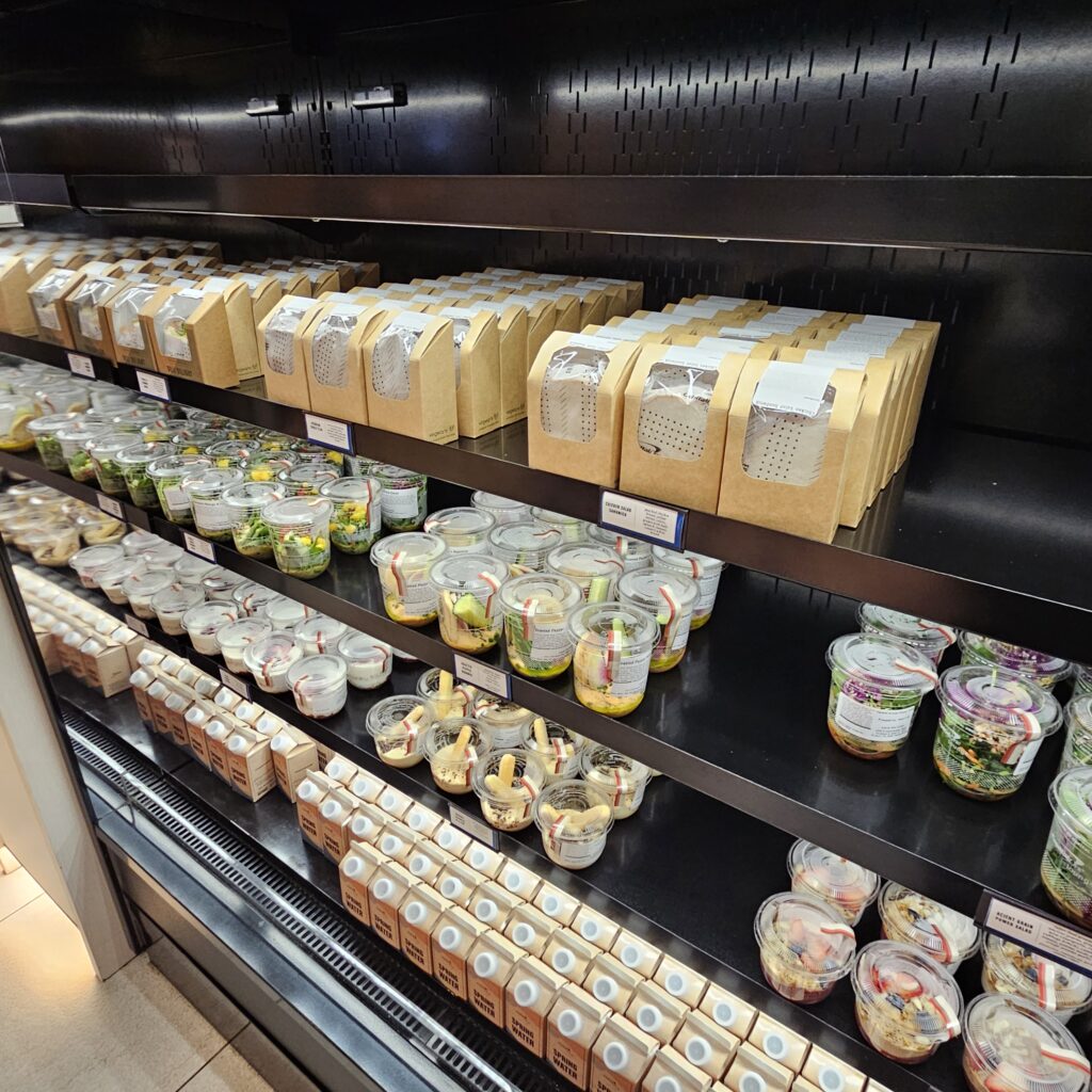 Capital One Lounge DFW To-Go Fridge