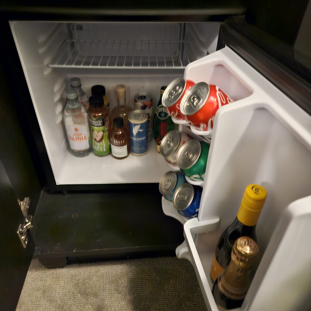 Kimpton Hotel Fontenot Room Minibar