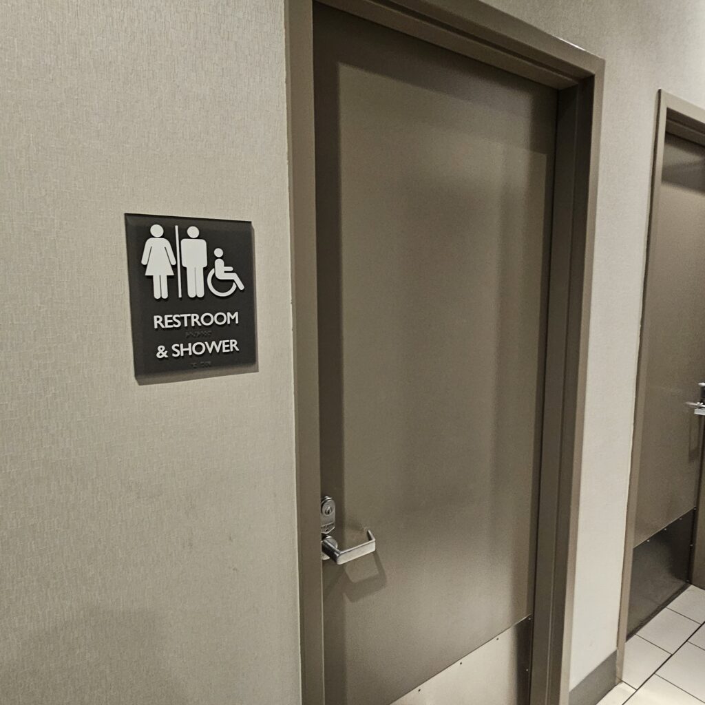 Review: The Club MSY Lounge- Louis Armstrong New Orleans International Airport 14 The Club MSY Restroom & Shower