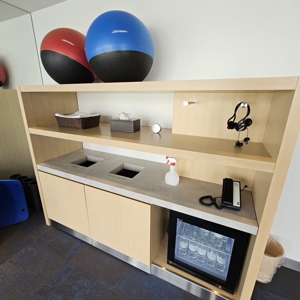 InterContinental Yokohama Pier 8 Gym Refreshments