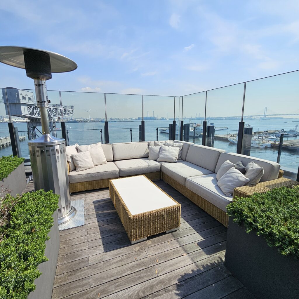 InterContinental Yokohama Pier 8 Rooftop Terrace Sofa