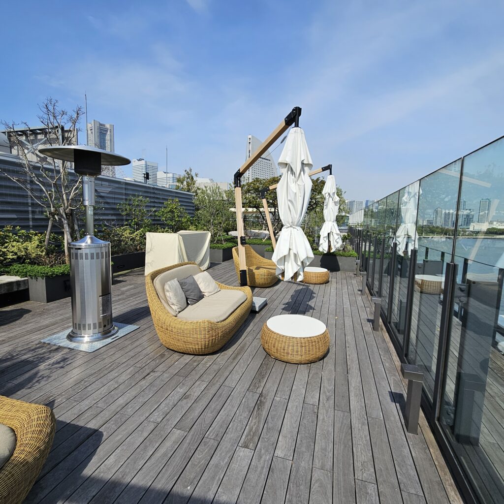 InterContinental Yokohama Pier 8 Rooftop Terrace Relaxing Seats