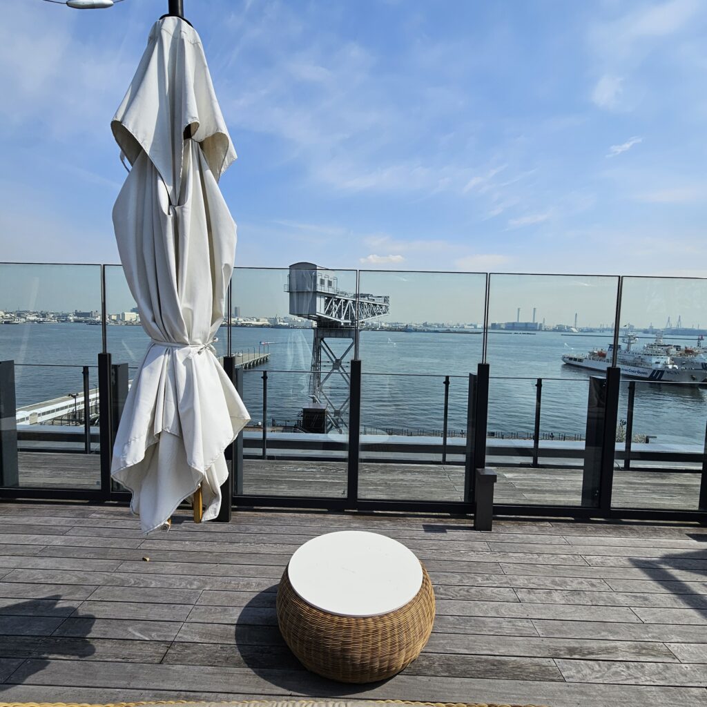 InterContinental Yokohama Pier 8 Rooftop Terrace Hammerhead Crane View