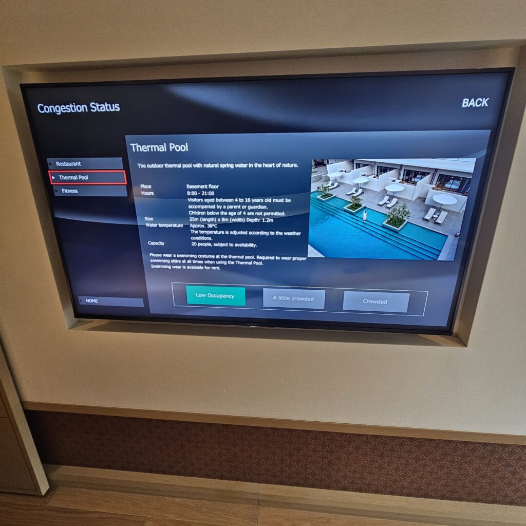 Roku Kyoto TV Thermal Pool Status