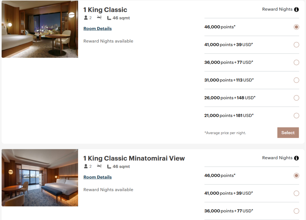 InterContinental Yokohama Pier 8 Award Booking