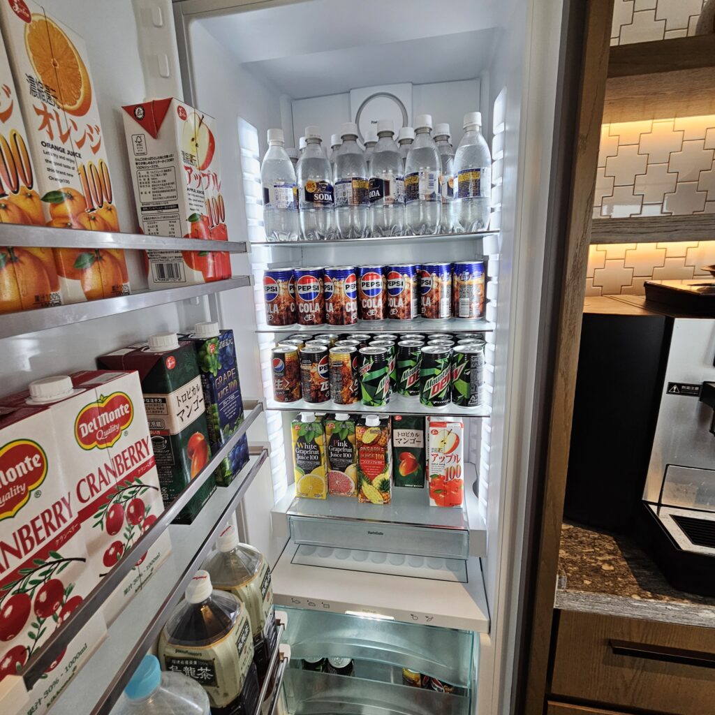 Sheraton Club Lounge Beverage Options