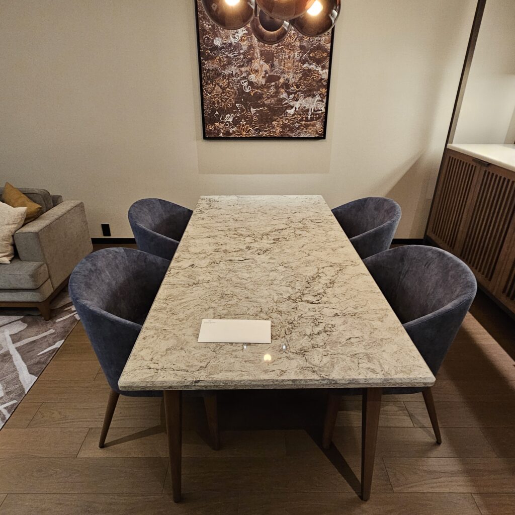 Sheraton Kagoshima Sakurajima Suite Dining Table