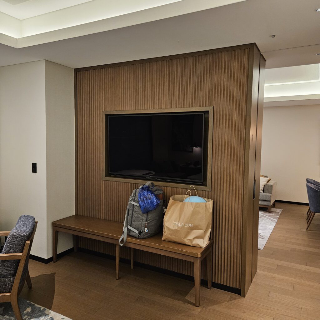 Sakurajima Suite Bedroom TV