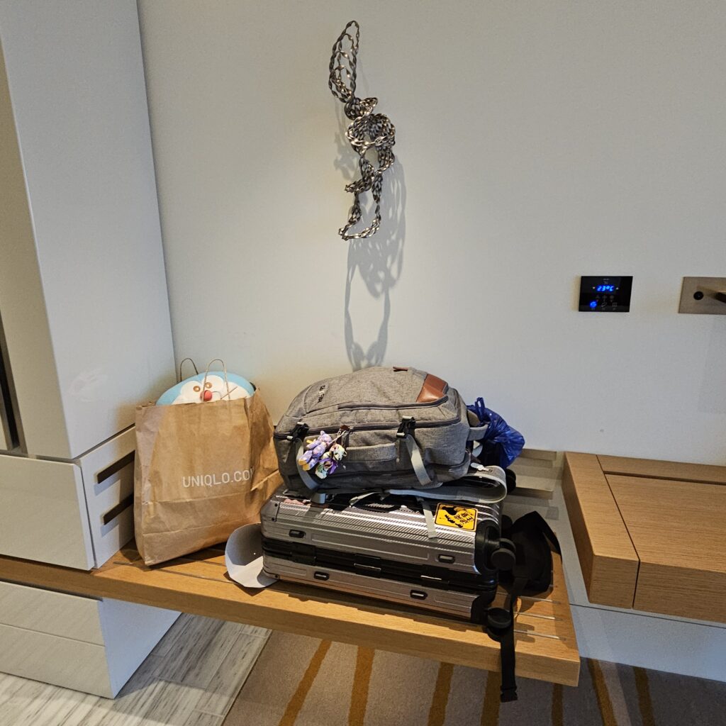 The Prince Gallery Tokyo Deluxe Room Luggage Space