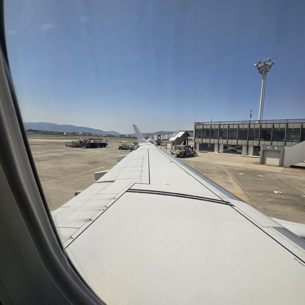 JAL E190 View of the Wing