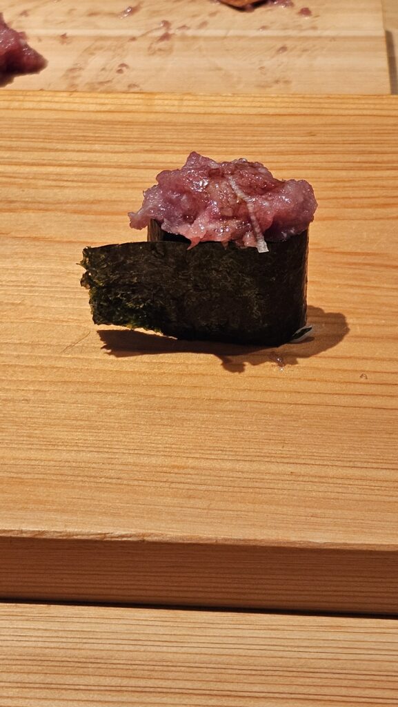 Sushi Sakai Negitoro (Minced Raw Tuna)